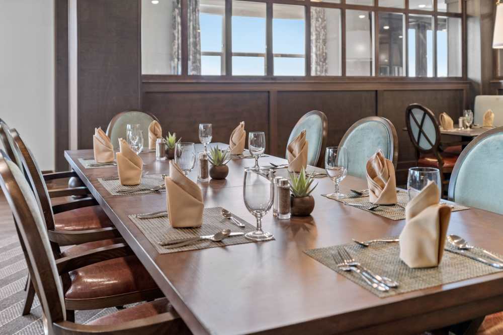 Dining room at Amira Choice Arvada in Arvada, Colorado