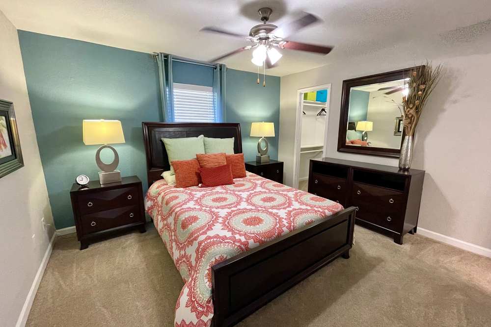 Spacious bedrooms at The Abbey at Champions in Houston, Texas