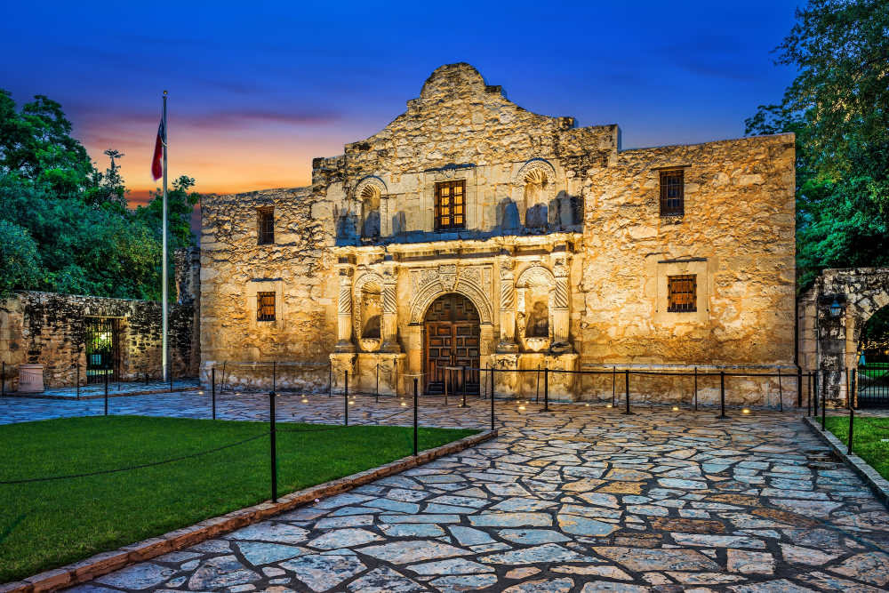 The Alamo near The Abbey at Medical Center in San Antonio, Texas