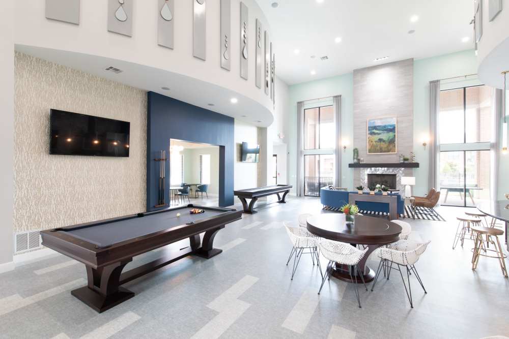 Modern amenities at San Cierra in Houston, Texas