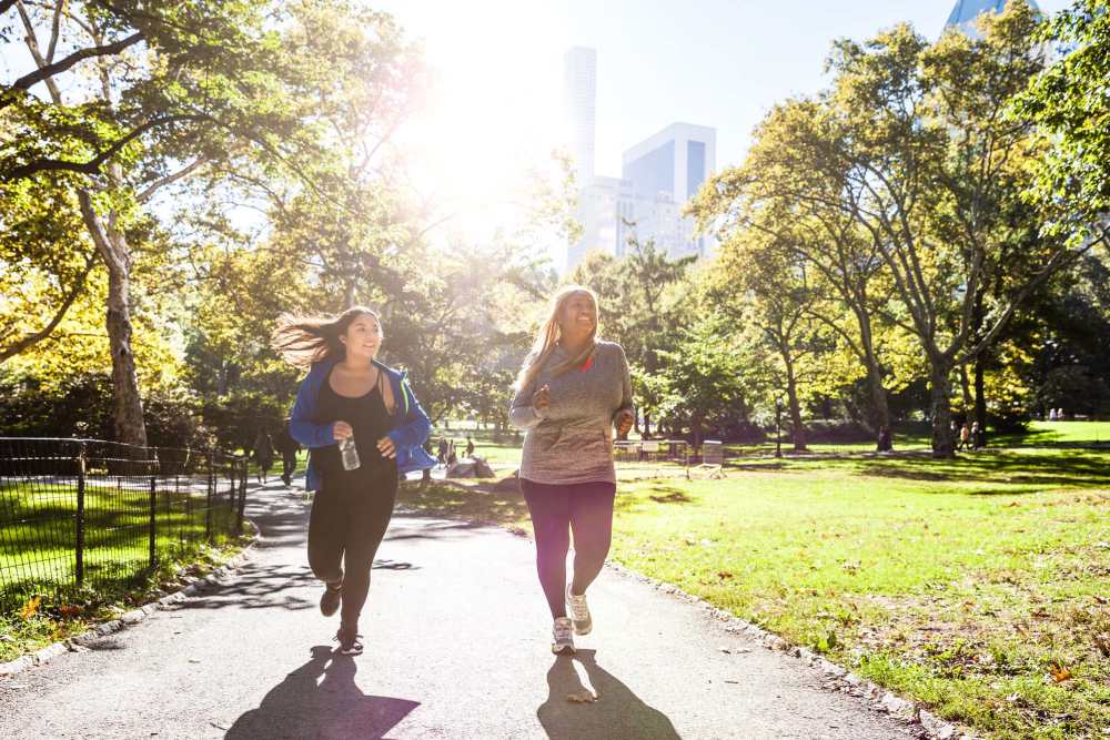 Residents out jogging near 101 Depot in Smyrna, Tennessee