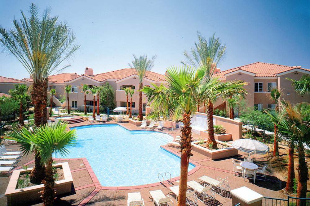 Swimming pool at Calypso Apartments in Las Vegas, Nevada