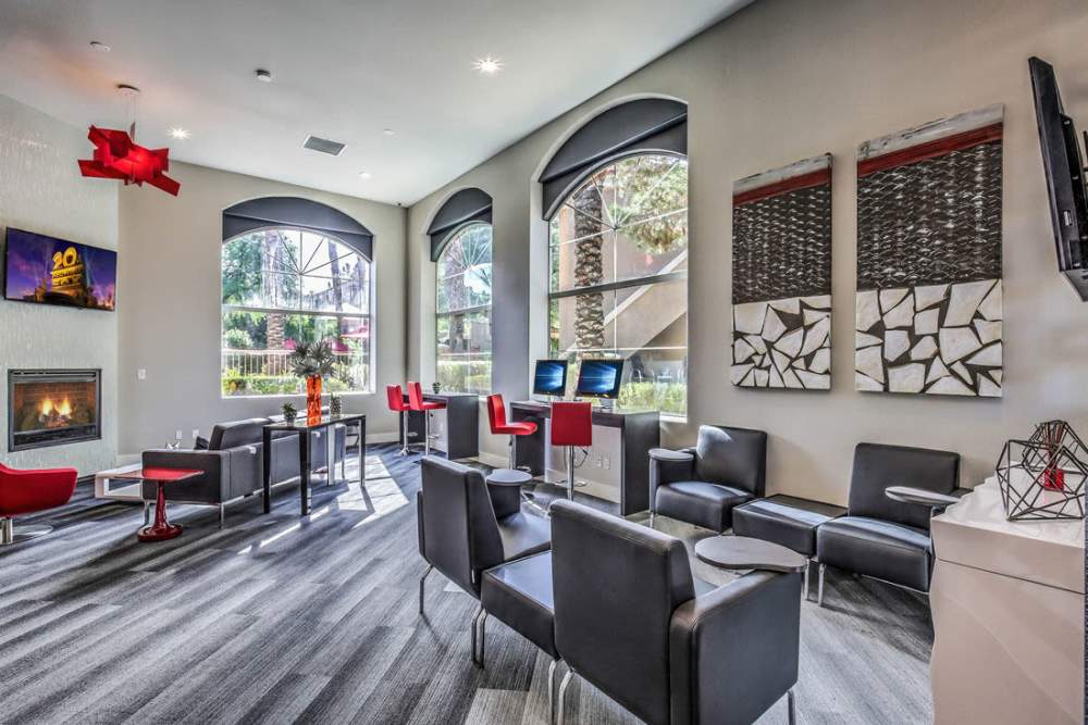 Clubhouse at Calypso Apartments in Las Vegas, Nevada