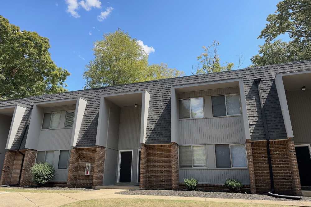 View of apartments at  Patrician Terrace Apartment Homes in Jackson, Tennessee