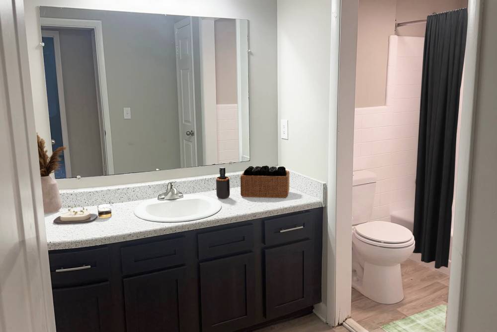 Bathroom at Candlewood Apartment Homes in Nashville, Tennessee