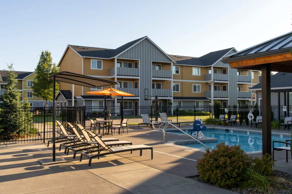 Our Beautiful Apartments in Vancouver, Washington showcase a Swimming Pool