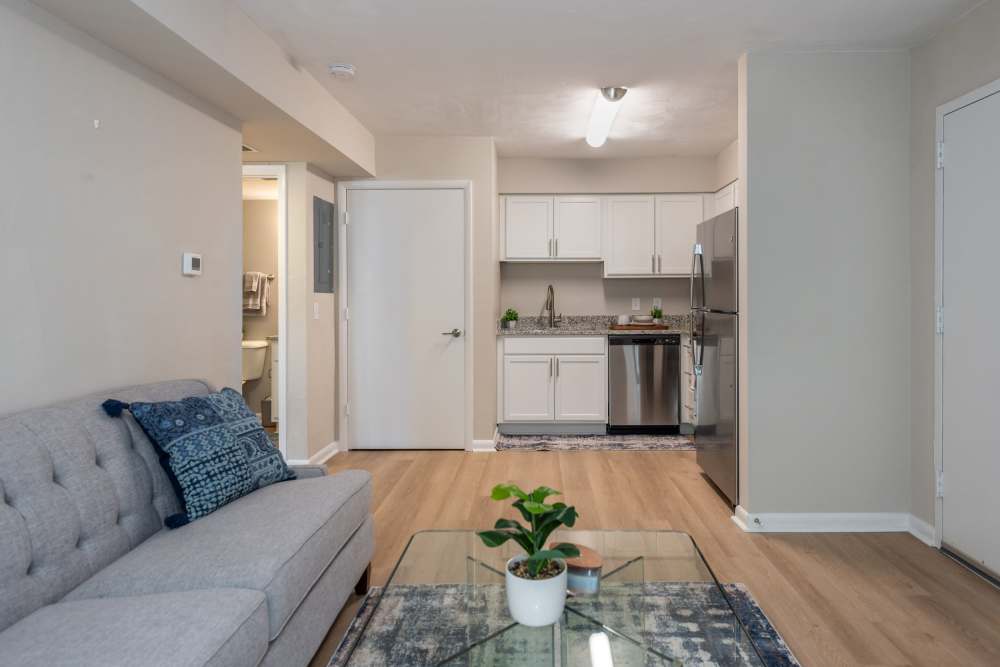 Apartment interior view at Attain at Chic’s Beach, Virginia Beach, Virginia