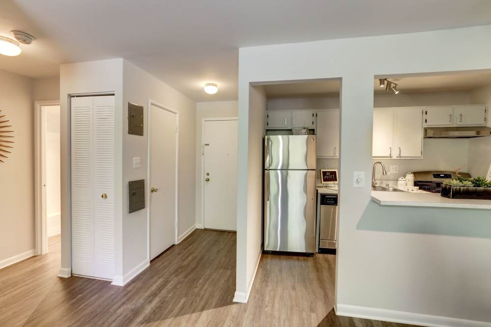 wood-style flooring at The Landings II in Fort Belvoir, Virginia