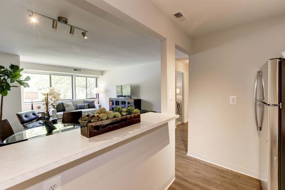 open floor plan at The Landings II in Fort Belvoir, Virginia