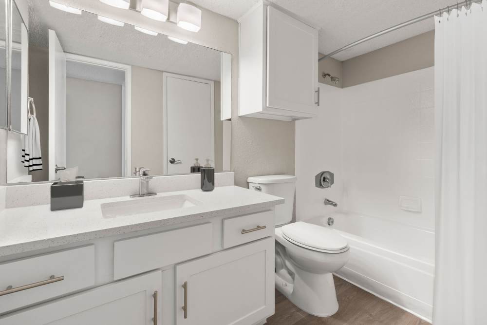 Personal Bathroom and toilet at Cielo on Gilbert in Mesa, Arizona