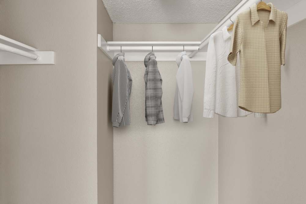 Walk-in closet at Cielo on Gilbert in Mesa, Arizona