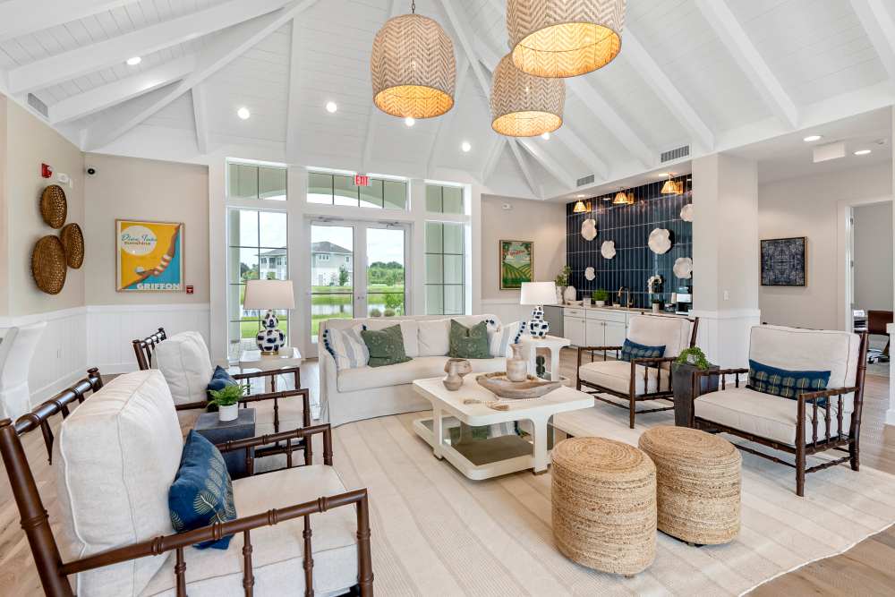 2 chairs on a patio at The Griffon Vero Beach | Apartments in Vero Beach, Florida