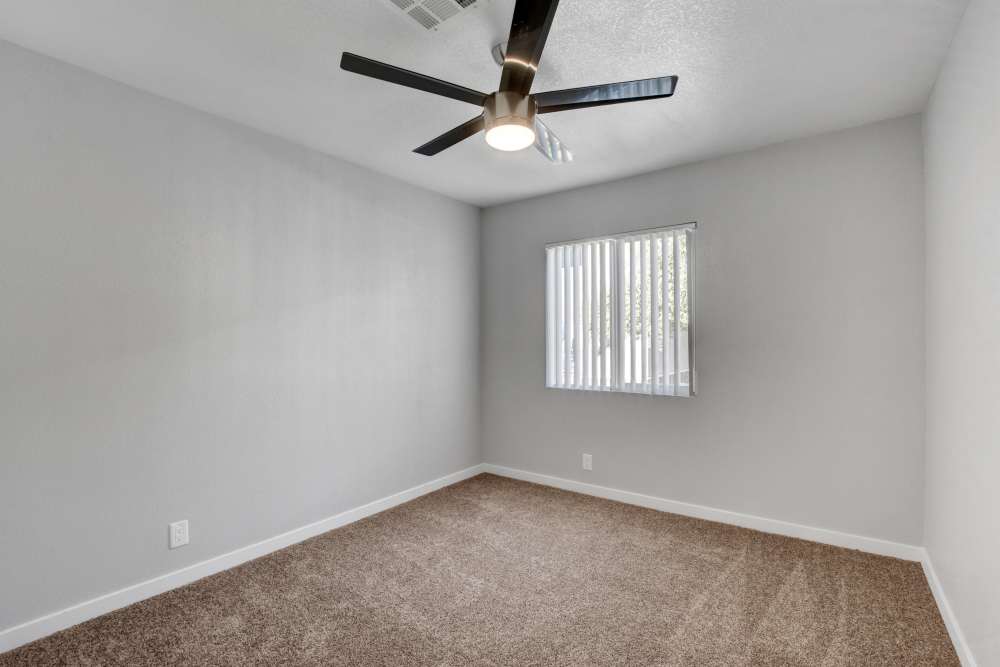 Apartment bedroom at Cascade Apartments in Henderson, Nevada