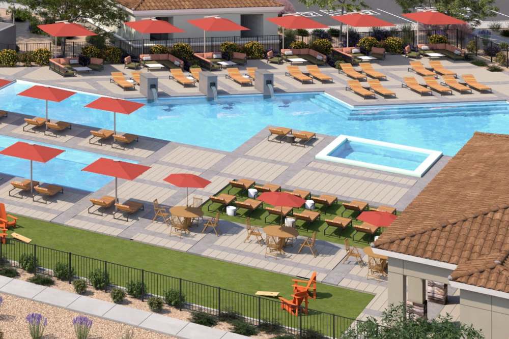 Swimming Pool at Tuscany at Gabriella Pointe in Gilbert, Arizona