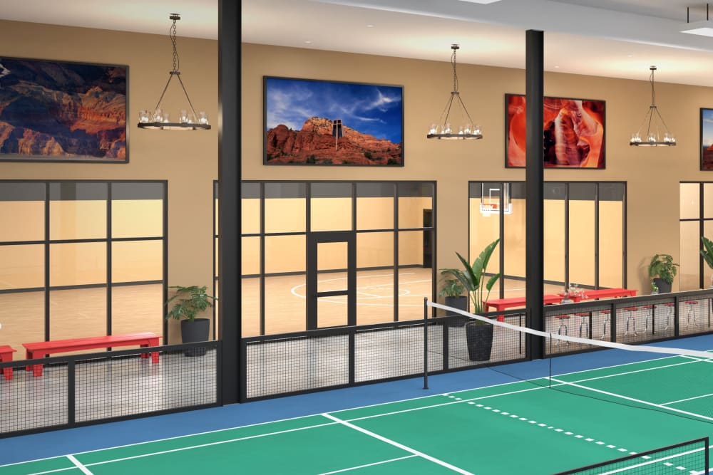 Basketball Court in the Athletic Center at Tuscany at Gabriella Pointe in Gilbert, Arizona