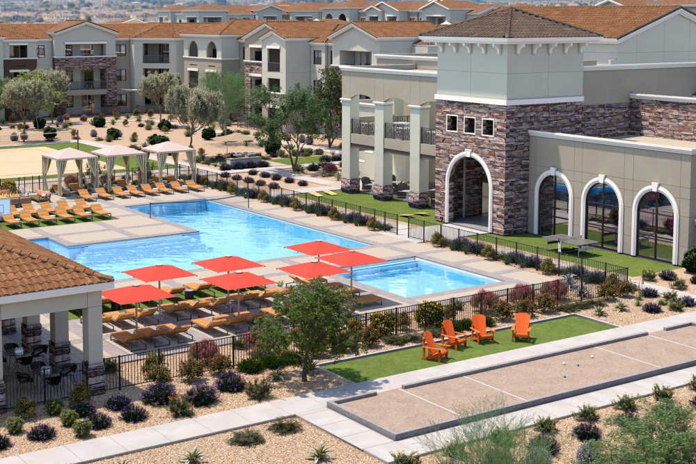 Swimming Pool at Tuscany at Gabriella Pointe in Gilbert, Arizona