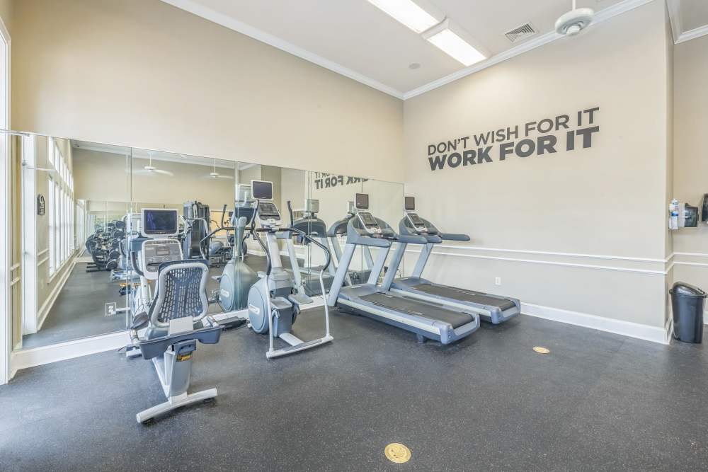 Fitness center at Meridian Watermark in North Chesterfield, Virginia