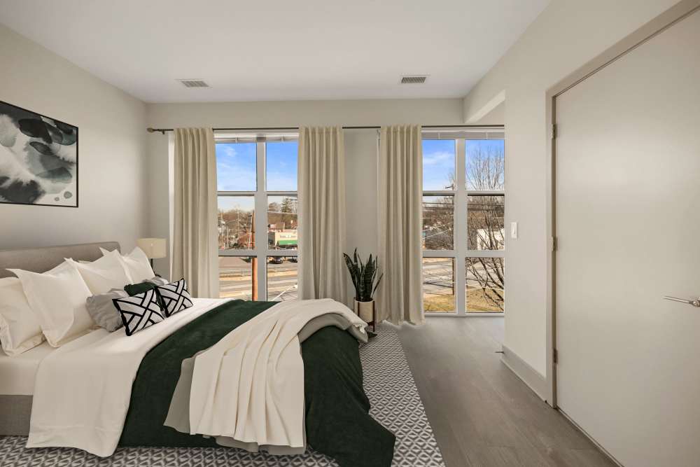 Spacious and bright bedroom at Big Sky Flats in Washington, District of Columbia