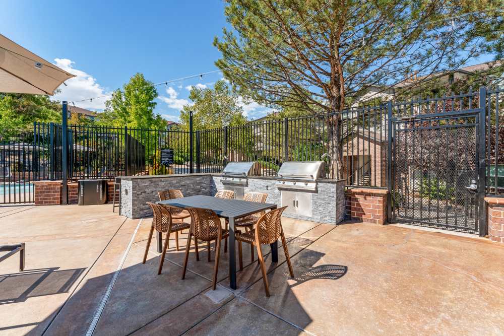 Grilling area at The Peak at Sky Mountain in Reno, Nevada