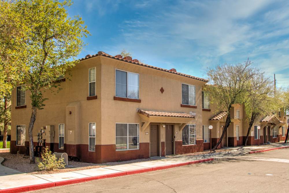 Apartment building at Steeple Chase Apartments in Peoria, Arizona