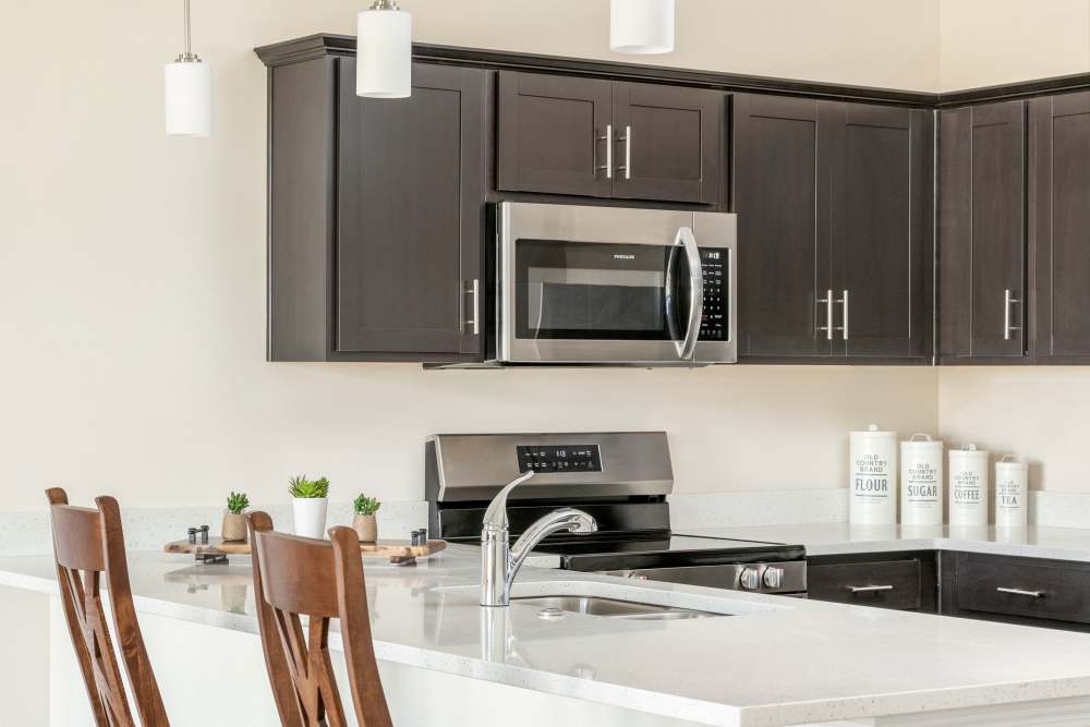 Kitchen with microwave {location_name}} in West Milton, Ohio