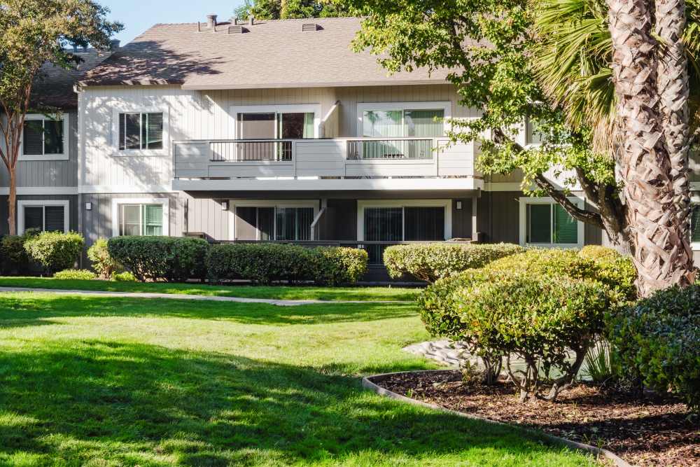 Stunning surrounding of the exterior at Sofi Waterford Park in San Jose, California