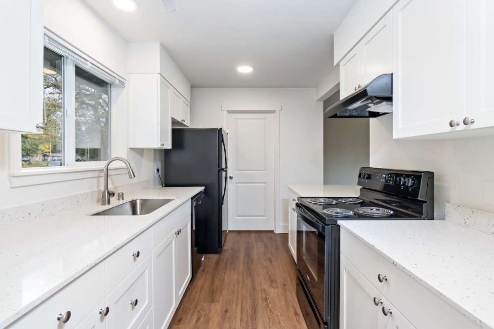 Kitchen with Quartz Countertops
