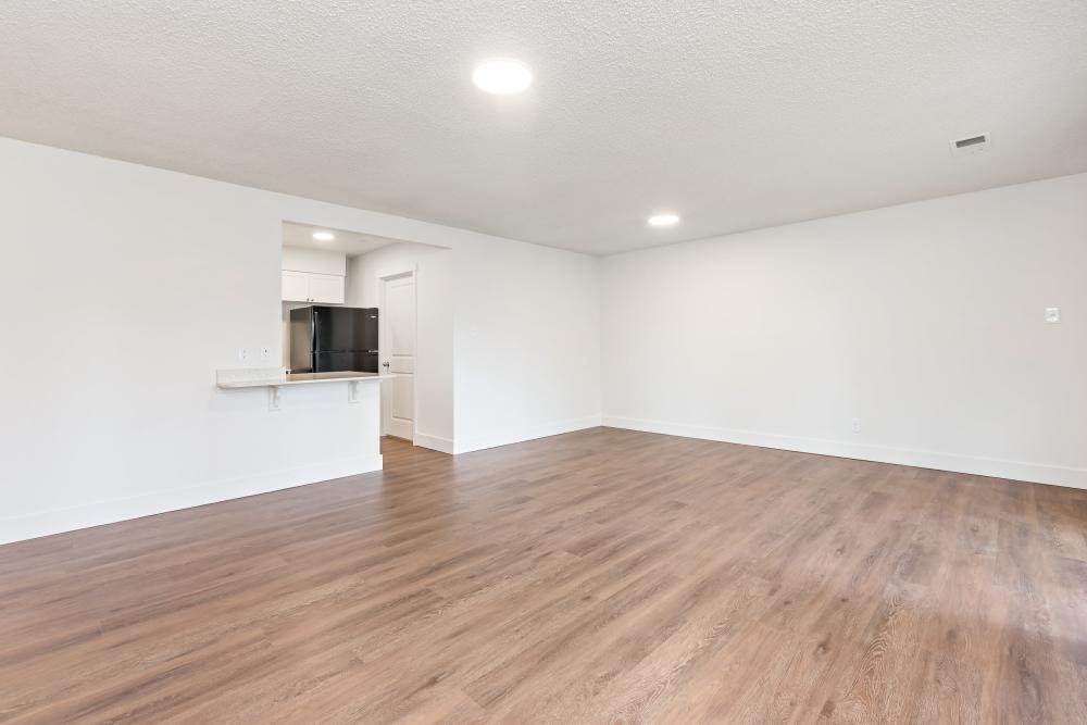 Open Concept Living Room with LVP Flooring