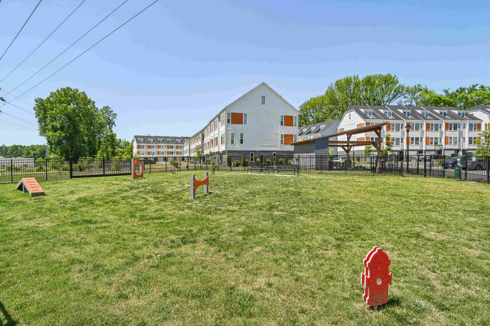Community exterior view  at Crossings At NoDa in Charlotte, North Carolina 