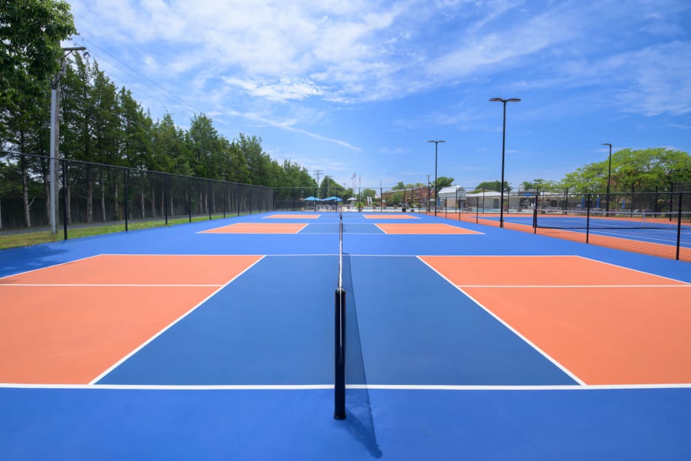 Tennis courts at Beacon Hill Apartments in Alexandria, Virginia