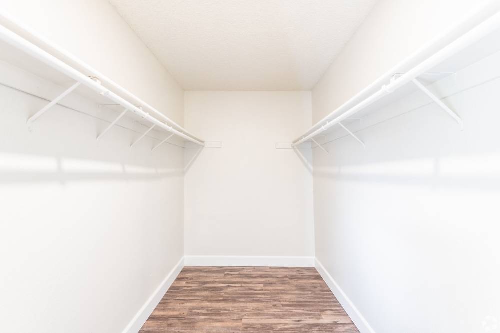 Oversized closet at Ashford Park in Sacramento, California