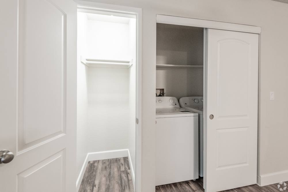 In-home washer and dryer at Ashford Park in Sacramento, California