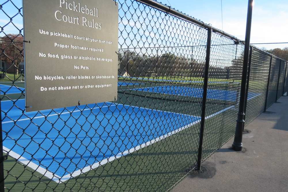 Pickle Ball Court in Deane Hill fitness center in Knoxville