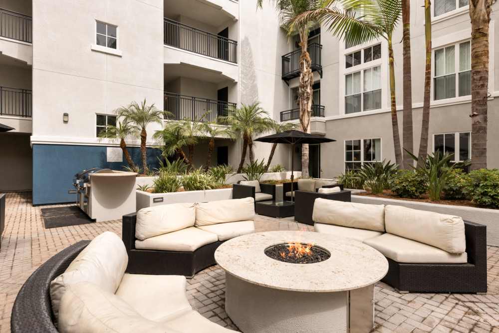 Fire Pit at Arpeggio in Pasadena, California
