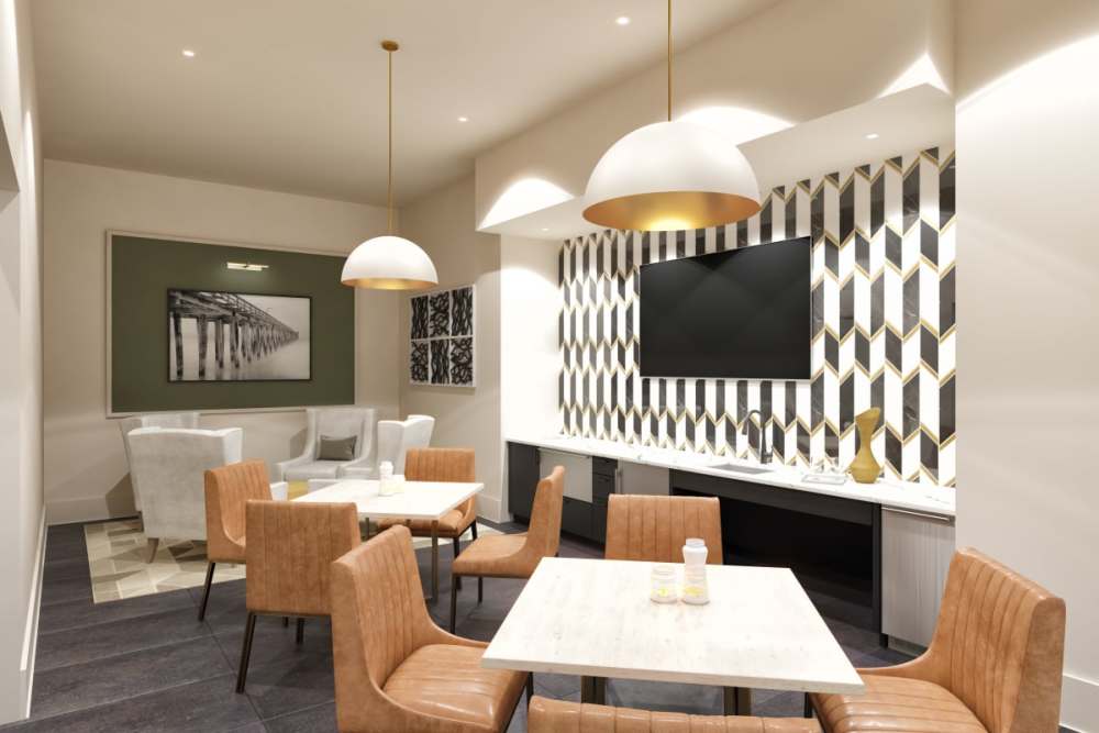 Clubhouse with a dining room at Indigo Stuart in Stuart, Florida