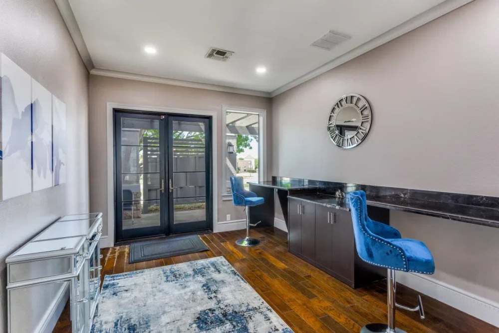 Office room at Oakville Apartments in Austin, Texas