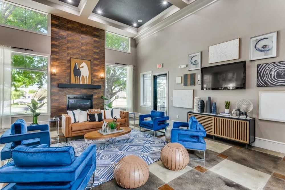 Community clubhouse angle 2 Oakville Apartments in Austin, Texas