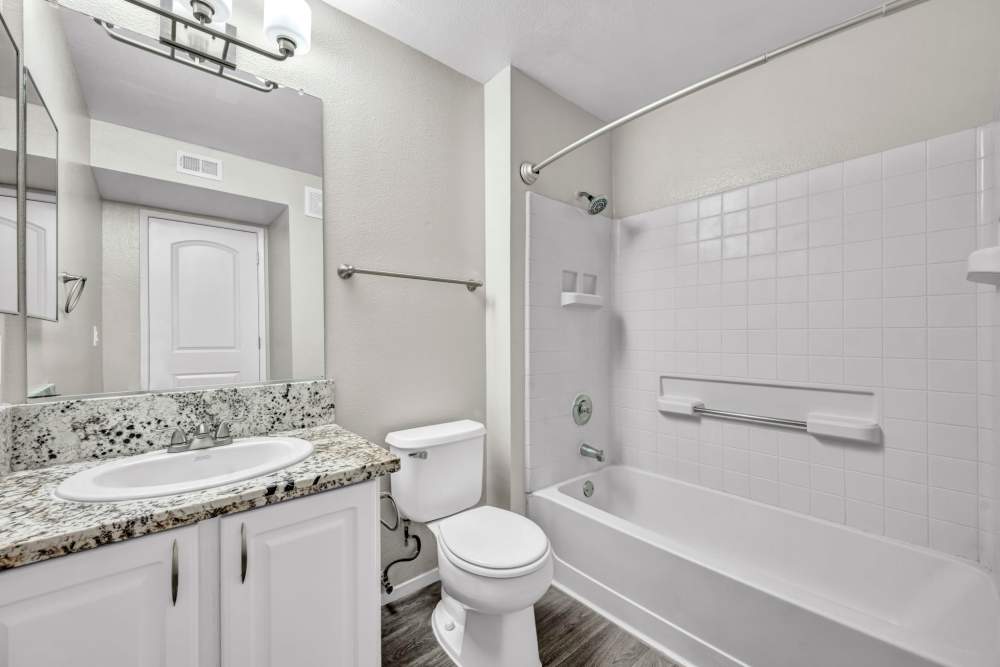 Appealing Bathroom at The Peak at Sky Mountain in Reno, Nevada