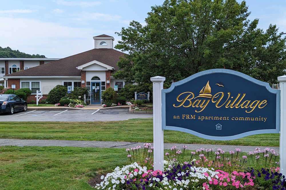 Leasing office at Bay Village in Fall River, Massachusetts