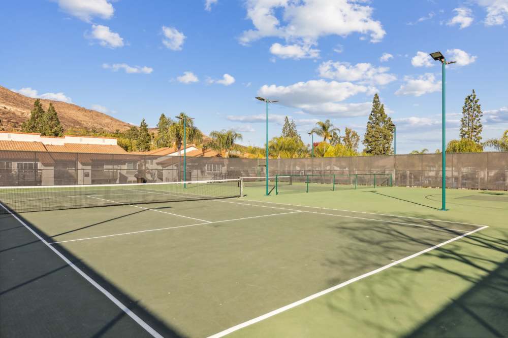 Tennis Court at Sofi at Wood Ranch in Simi Valley, California