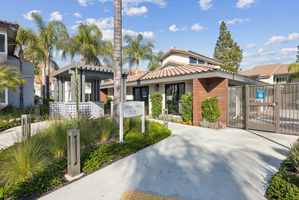 Gated Entrance at Sofi at Wood Ranch in Simi Valley, California