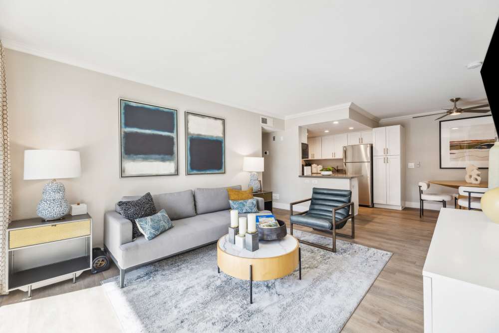 Comfy Living Room at Sofi at Wood Ranch in Simi Valley, California