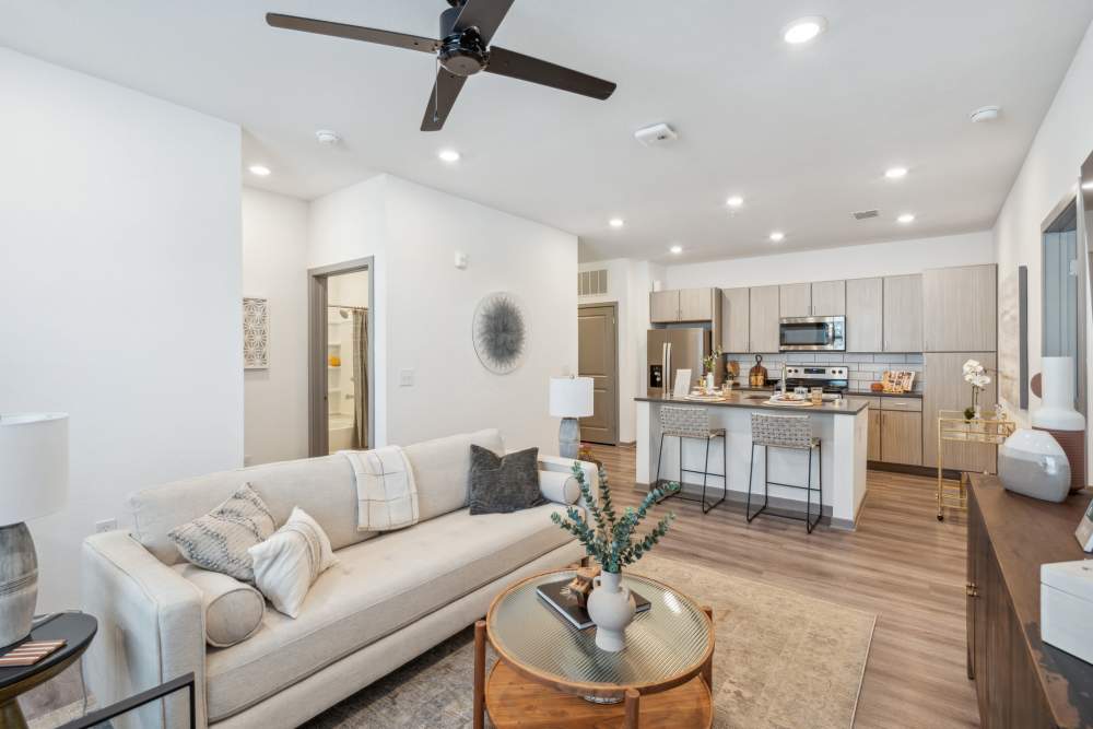 Spacious floor plans in a model home at Taylor Farms in Charlotte, North Carolina