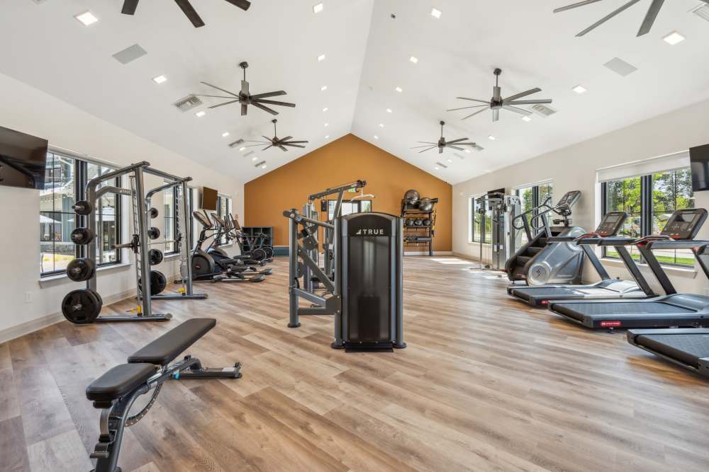 Fitness center at Taylor Farms in Charlotte, North Carolina