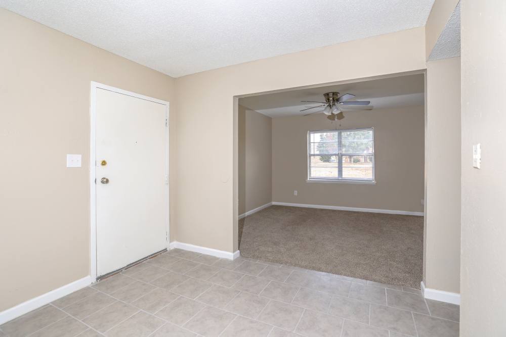 Entry way in a model home at Carleton Crossing in Stillwater, Oklahoma