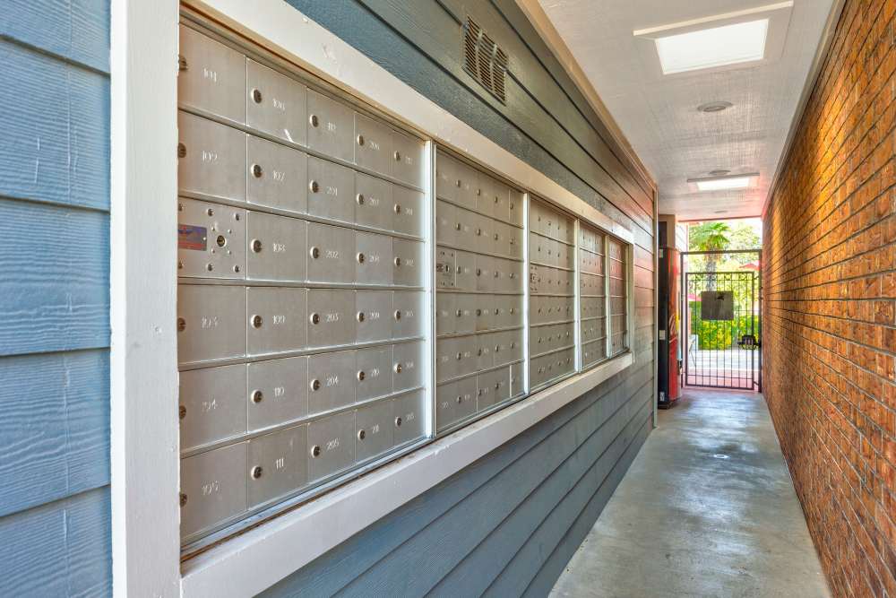 secured locker room