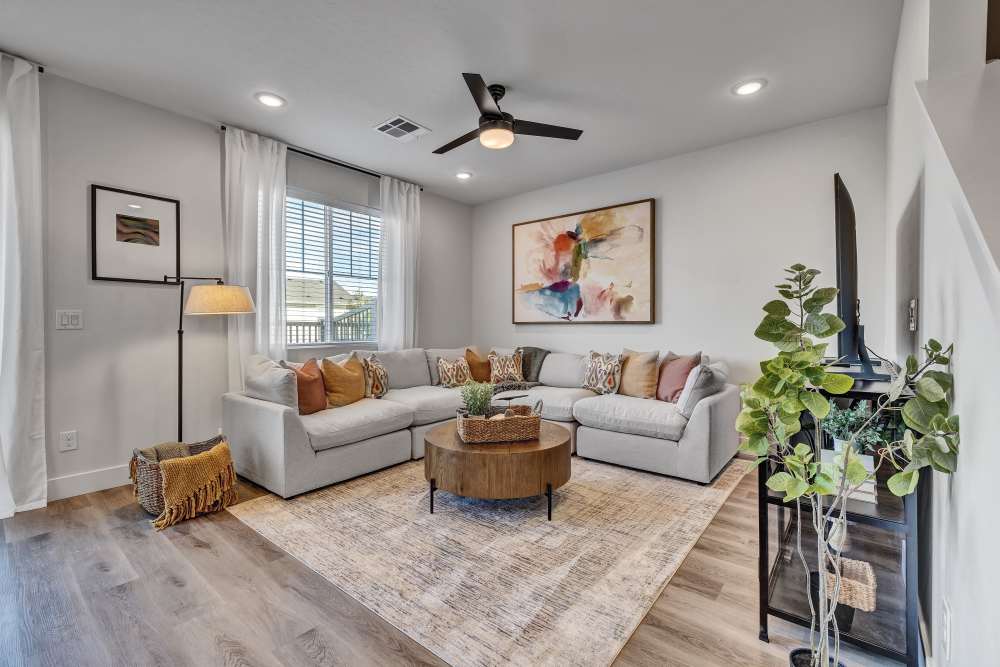 Living room featuring natural light at BB Living at The Oaks in Meridian, Idaho