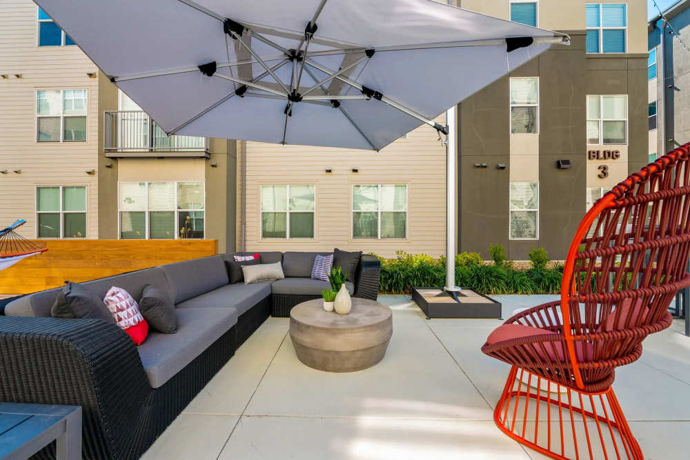 covered patio seating 2 Belclaire in Dallas, Texas