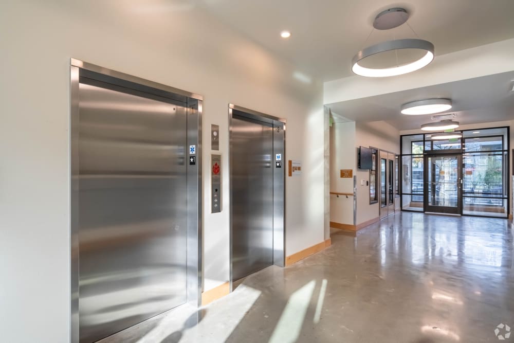Elevators in Bryant Manor in Seattle, Washington