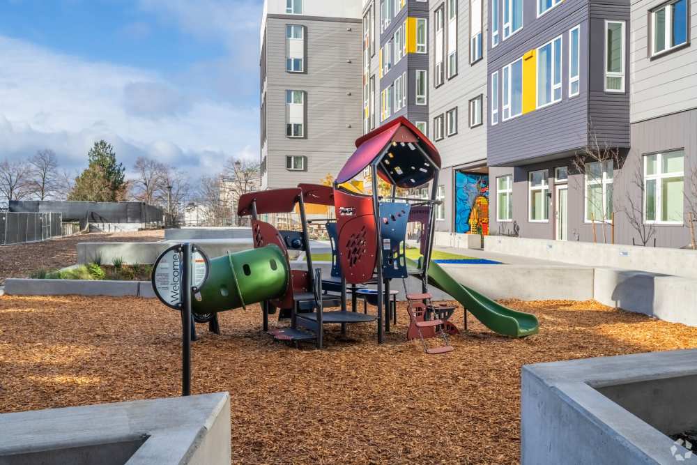 Playground in Bryant Manor in Seattle, Washington